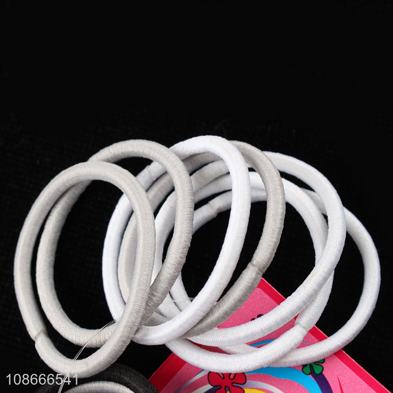 Wholesale 12pcs elastic hair band ponytail holder hair accessories