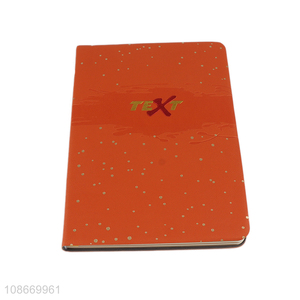 Wholesale pu leather cover sublimation blank custom notebook for student