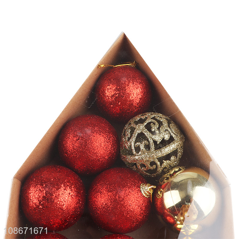 Popular products 12pcs xmas tree decoration hanging ball for sale
