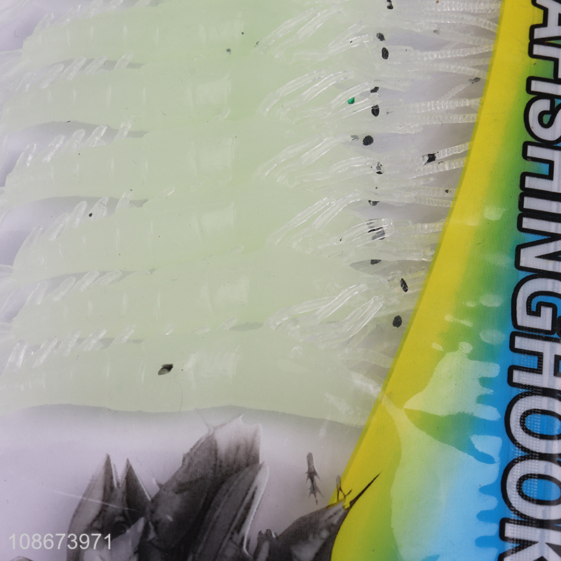 Factory price glow-in-the-dark shrimp bionic bait for fishing