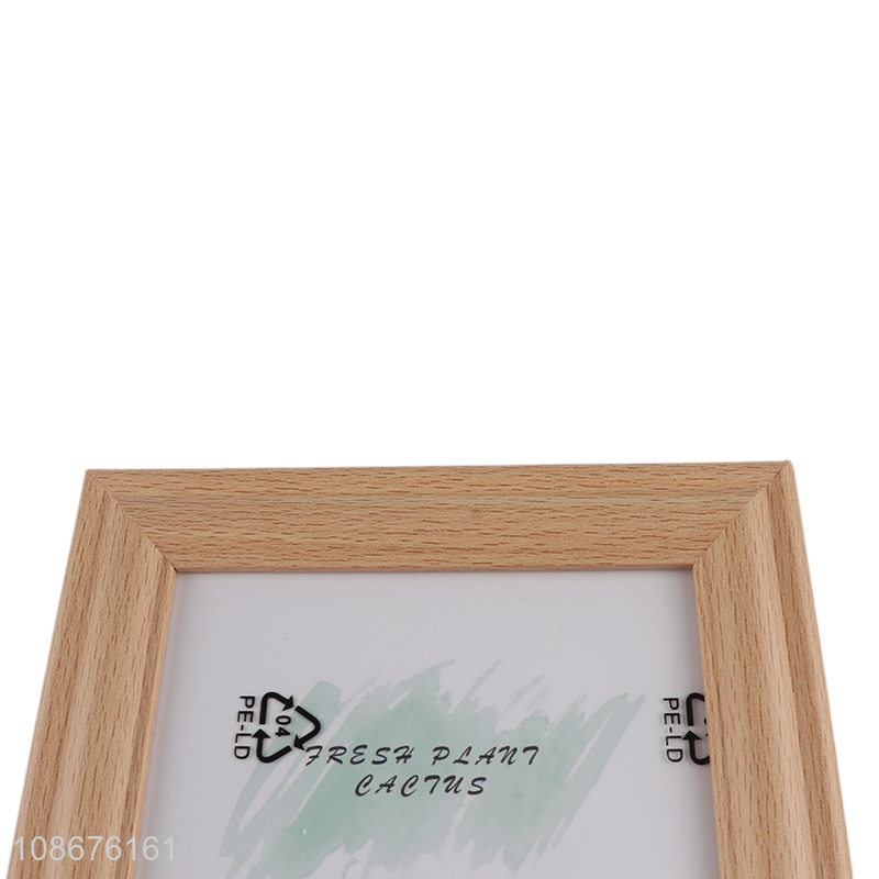 Wholesale 6 Inch Rustic MDF Photo Frame For Office Table Decor