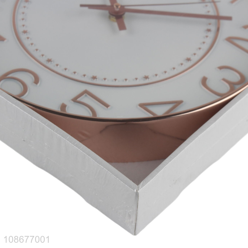 New arrival silent quartz wall clock for home office school use