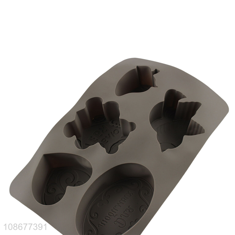 Good quality baking tools silicone cake molds for chocolate cookie