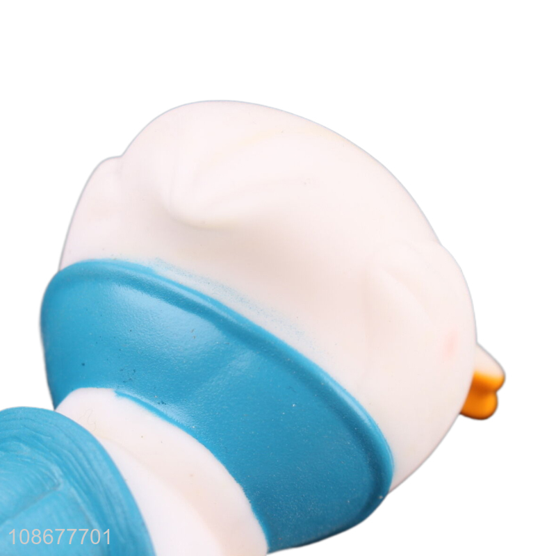 Most popular cute duck blow bubble squeeze toys stress relief toys