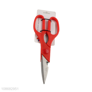 Wholesale stainless steel chicken bone scissors fish shears for kitchen