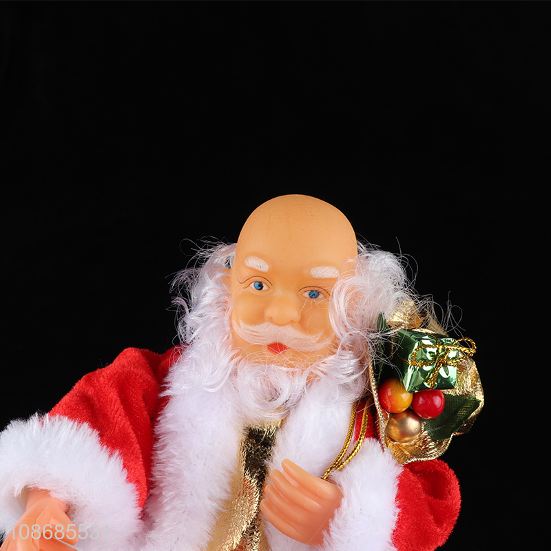Top selling electric dancing santa claus toy for christmas decoration