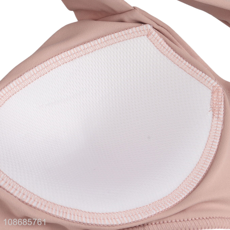 Most popular breathable women sports bra shockproof fitness bra for sale