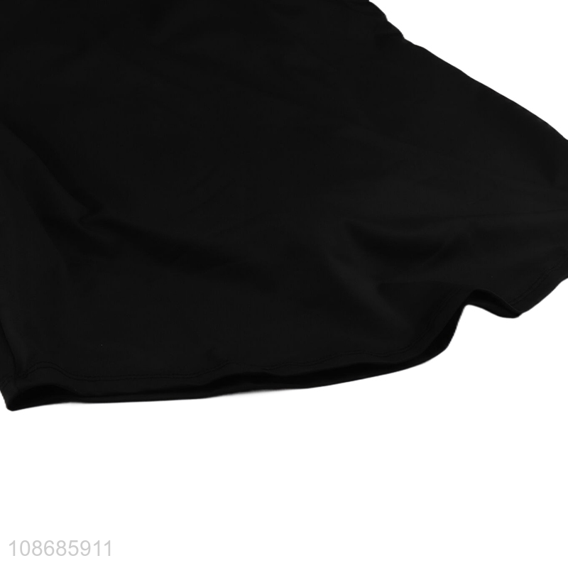 Best sale black casual loose hooded tops tees shirts wholesale