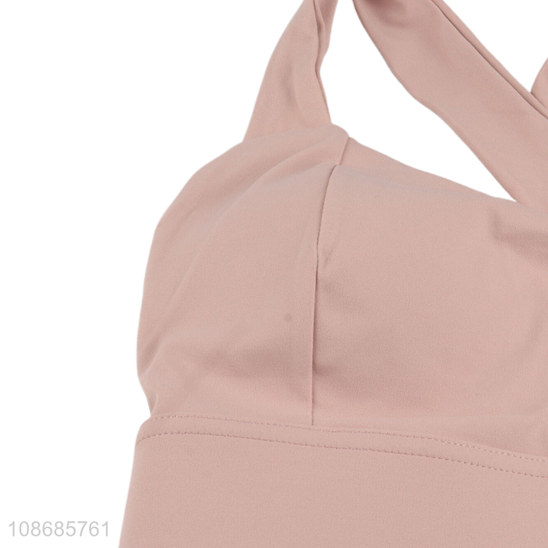 Most popular breathable women sports bra shockproof fitness bra for sale