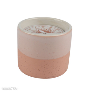 Best selling long lasting home ceramic jar scented candle wholesale