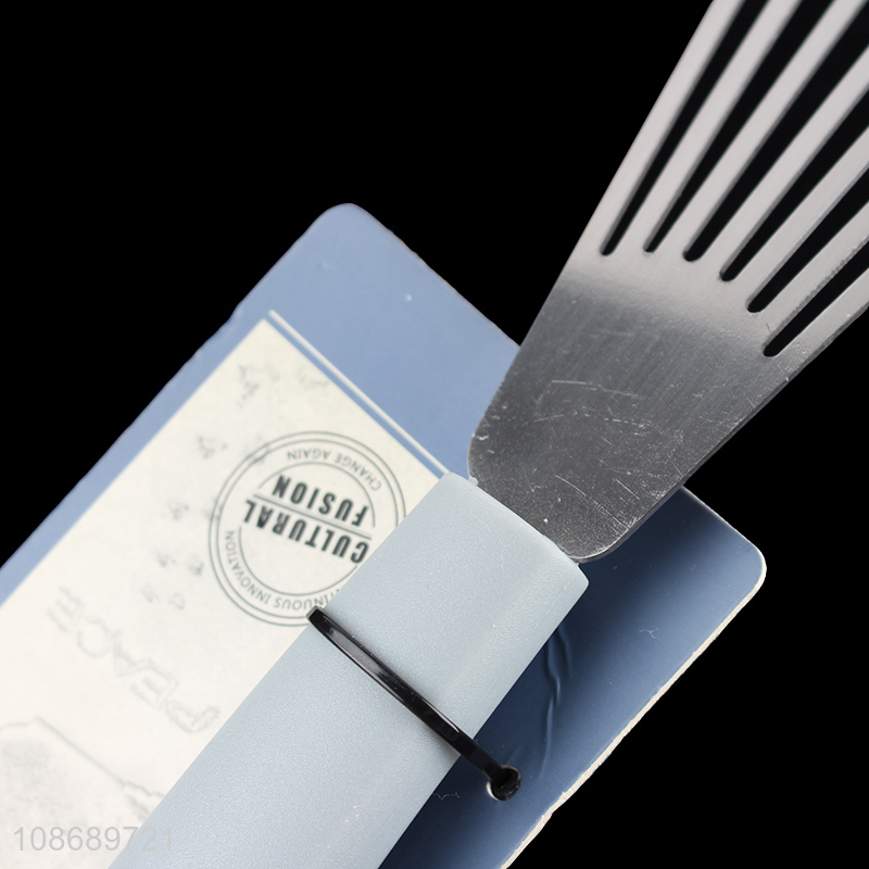 High quality non-stick stainless steel slotted fish spatula egg turner