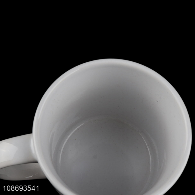 Good quality custom logo ceramic mug coffee cup with handle