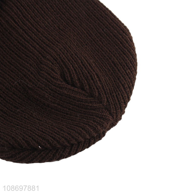 Latest products fashion winter outdoor beanies hat knitting hat for adult