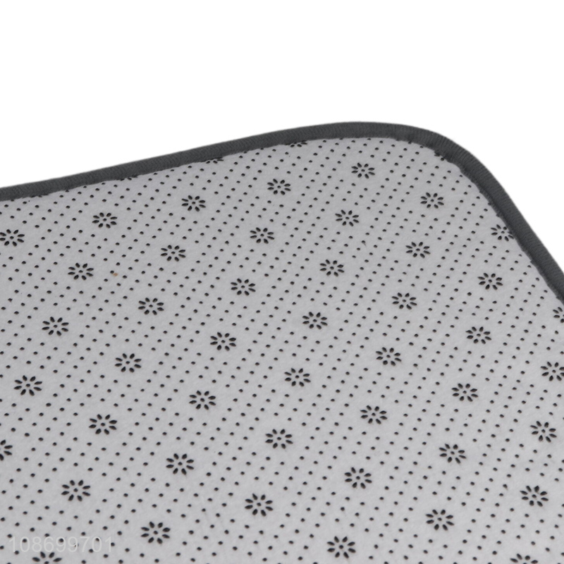 China products black anti-slip home floor mat door mat for sale