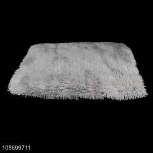 Best selling modern style plush grey door mat floor mat for home