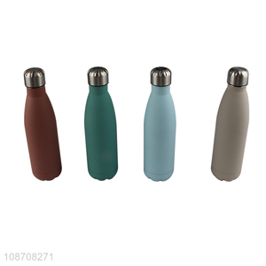 Top selling multicolor double walled stainless steel insulated water bottle