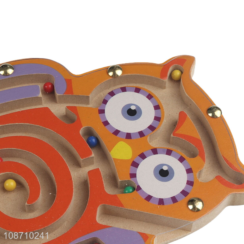 Hot products owl shape children magnetic maze toys educational toys wholesale