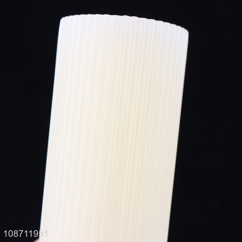 Good quality ribbed pillar scented candle fragrance candle for home