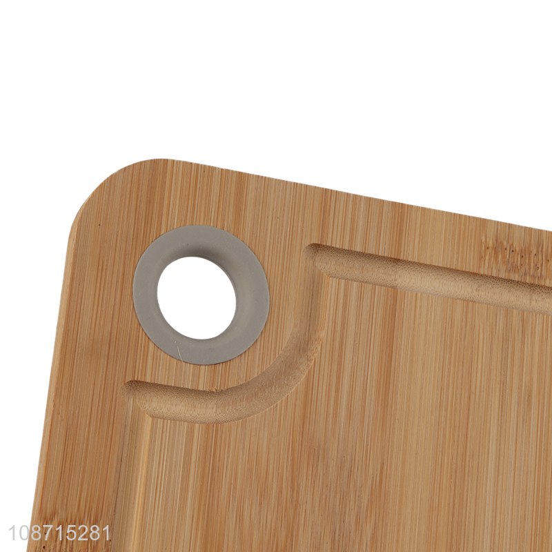 Hot sale durable anti-bacterial mildewproof natural bamboo cutting board
