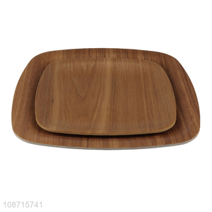 Best selling home restaurant fruit snack plate wooden tray