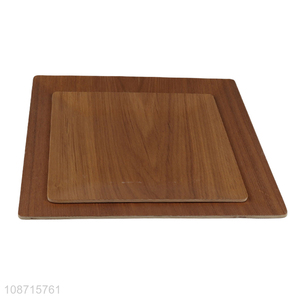 Yiwu market dessert food snack serving plate wooden tray for sale