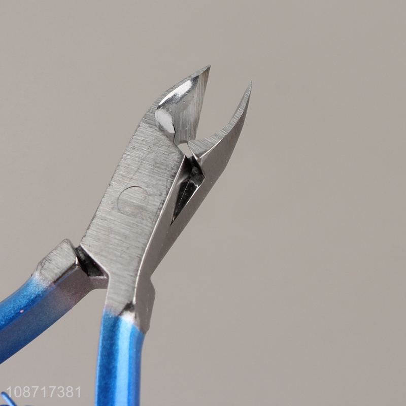 Custom logo manicure & pedicure tools stainless steel cuticle cutter nipper