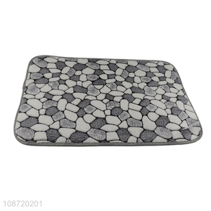 Good quality soft anti-slip bathroom rug mat water absorbent mat