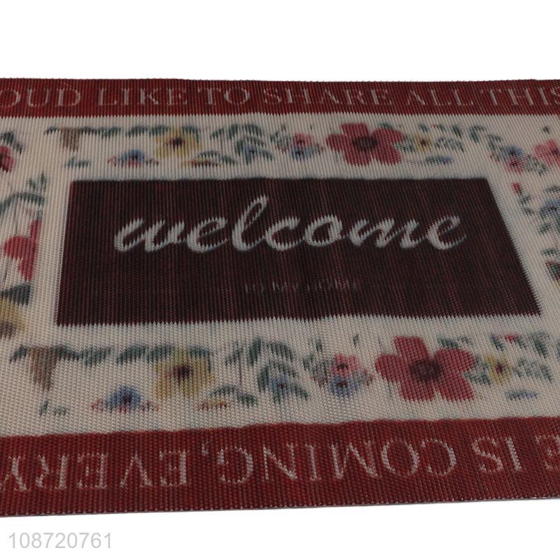 Best selling anti-slip welcome entrance mat door mat floor mat wholesale