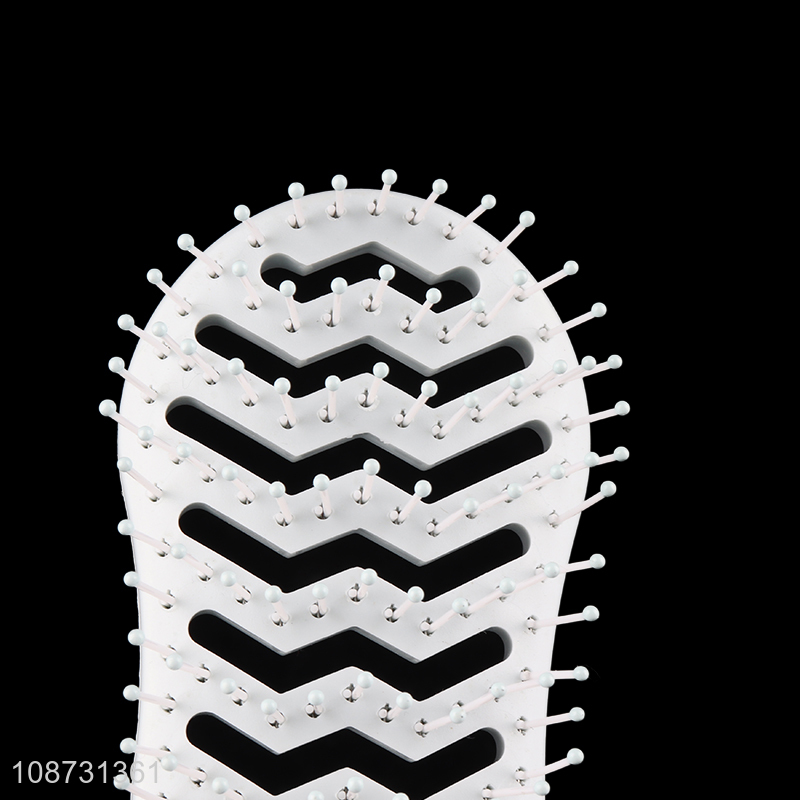 Hot selling anti-static rib comb detangling hair brush for all hair types