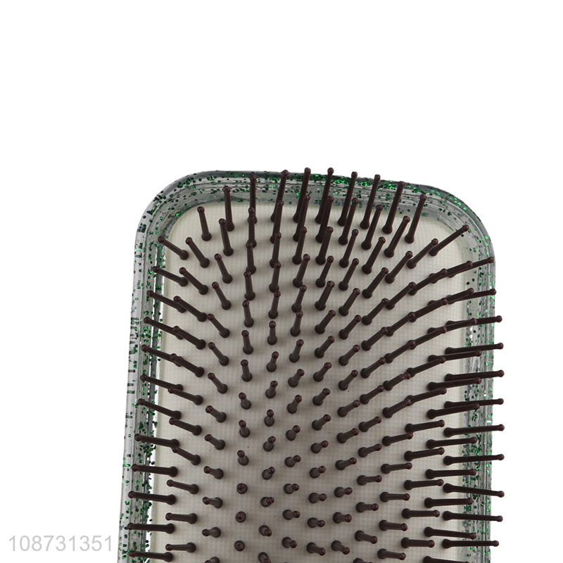 Wholesale wet and dry use air cushion comb plastic massage hair brush