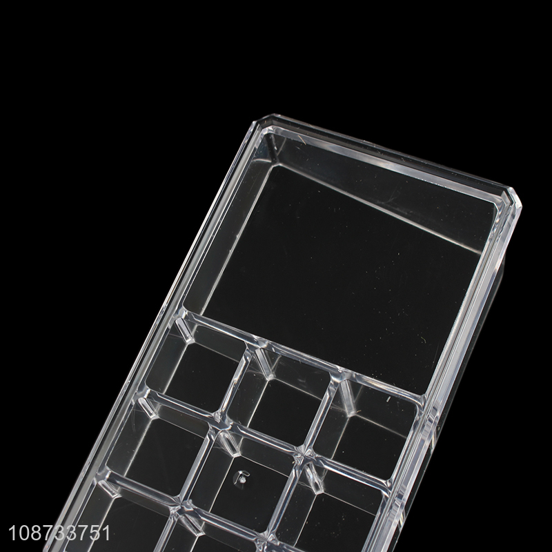 Good price plastic desktop makeup cosmetic organizer clear storage box for sale