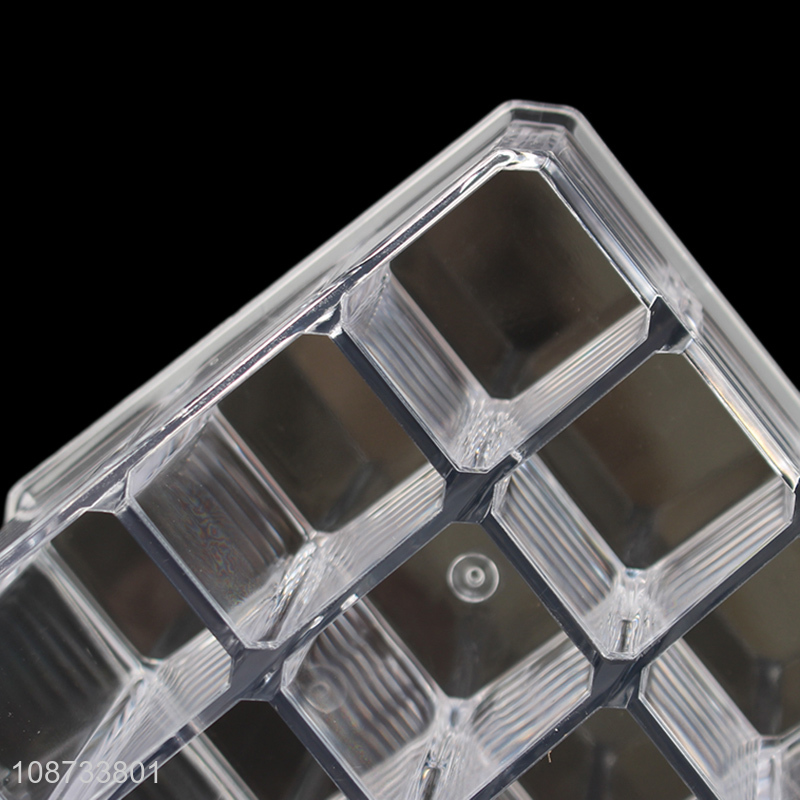 China supplier transparent makeup storage box cosmetic display box for sale