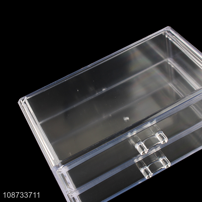 Hot products bedroom cosmetic makeup storage box with drawer