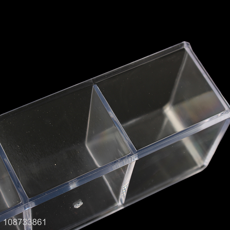 China supplier clear plastic cosmetic makeup organizer storage box for sale