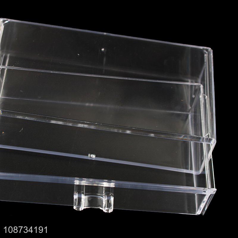 Good selling clear cosmetic organizer makeup lipstick display holder wholesale