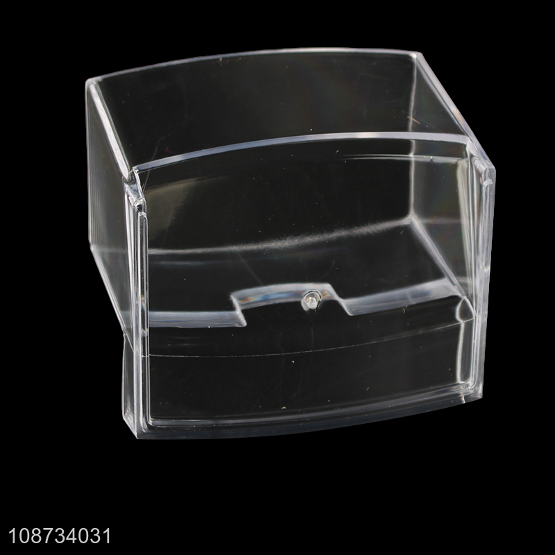 Top selling transparent cotton swab box cotton bud case wholesale