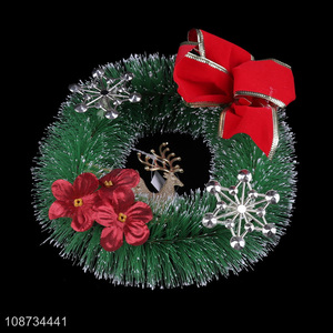 Good quality artificial Christmas wreath garland for front door decoration