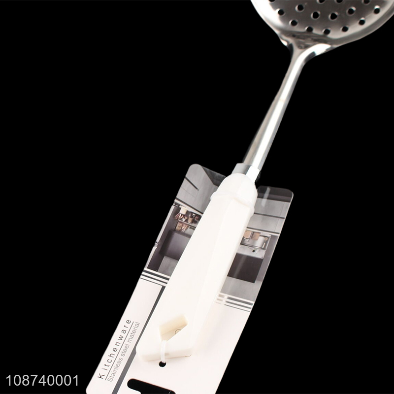 Hot items kitchen utensils stainless steel slotted ladle for sale