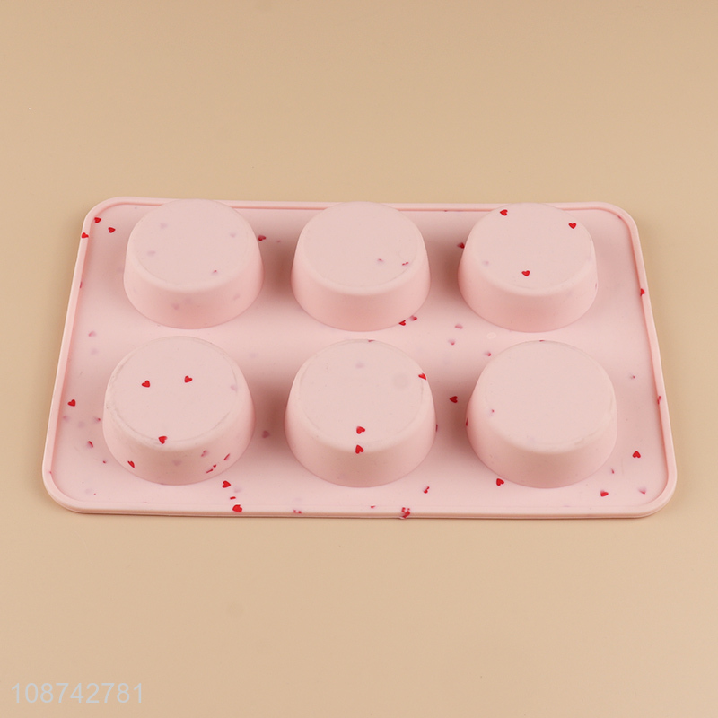 New design round silicone non-stick cake baking pan cake mould for sale