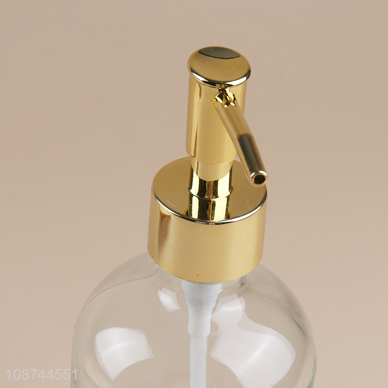 Good quality clear bathroom accessories liquid soap dispenser bottle for sale
