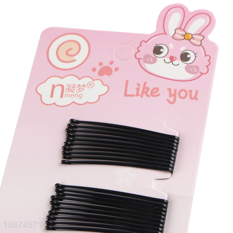 Hot selling 40 pieces metal hair styling clips bobby pins for girls