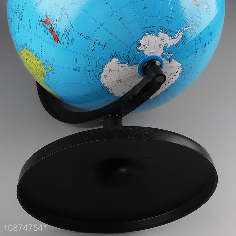 Good quality rotatable world globe with stand for learning and teaching