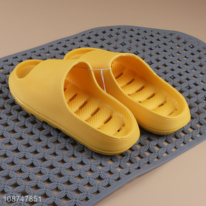 Top quality yellow non-slip bathroom <em>slippers</em> waterproof <em>slippers</em> for sale