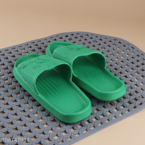 Popular products green anti-slip summer home <em>slippers</em> bathroom <em>slippers</em> for sale