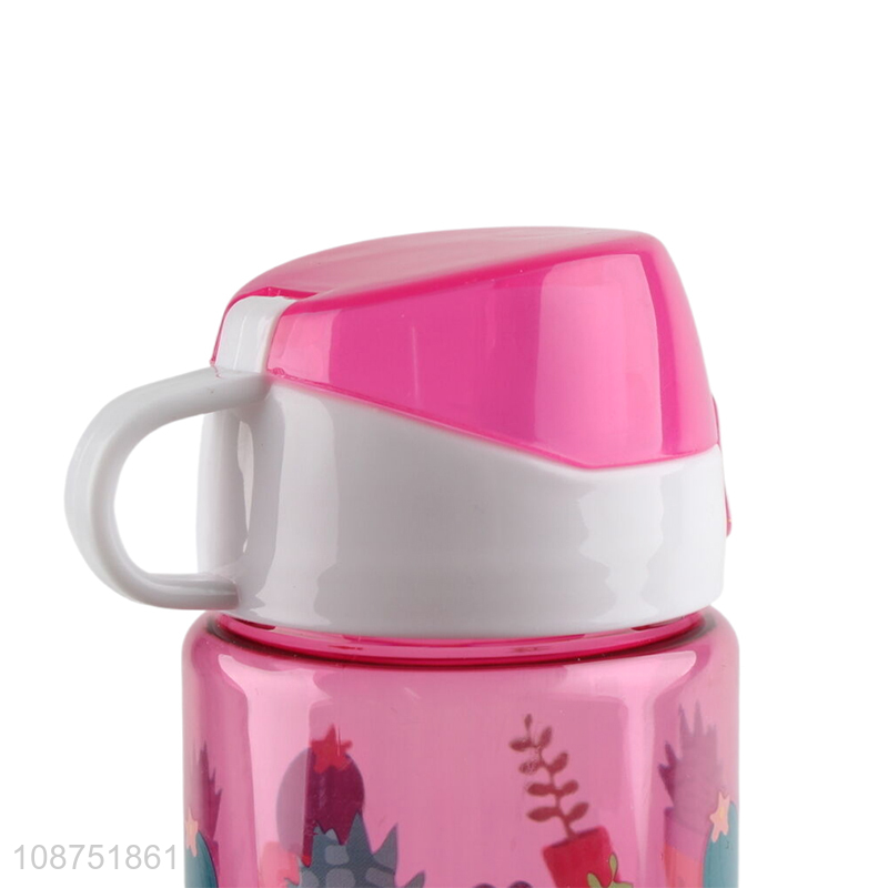 China imports large capacity portable cartoon printing plastic water bottle