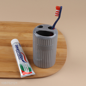 China imports ceramic tooth brush holder toothpaste organizer for bathroom