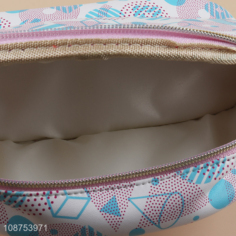Latest products large capacity women makeup bag cosmetic bag with zipper