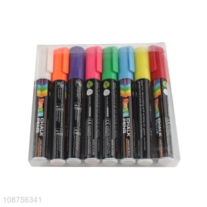 Wholesale 8 pieces window marker pens fluorescent markers chalk pens