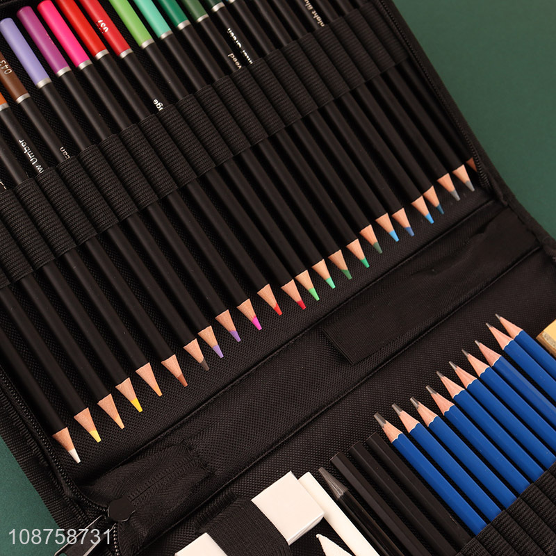 Wholesale 50 Pieces Sketching Pencils Colored Pencils Kit for Artisit