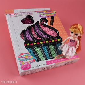 New product sweet cupcake pop beads DIY bracelet making kit